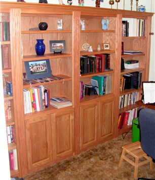 Built in Custom Bookcase Independence Missouri